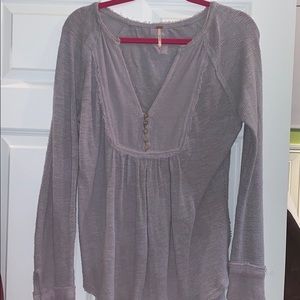 Free people light purple blouse